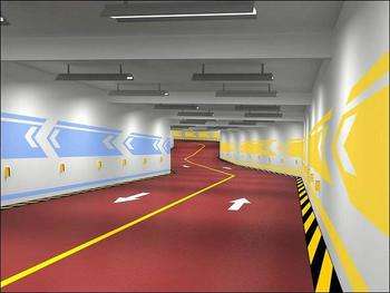 環(huán)氧車庫坡道，防滑地坪